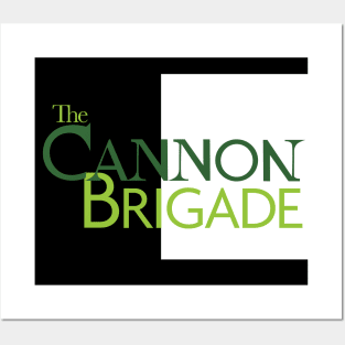 The Cannon Brigade - Logo w/ White Posters and Art